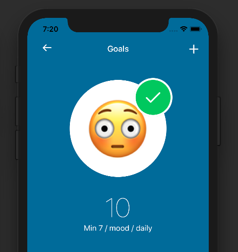 Life tracking with Goals and Nomie