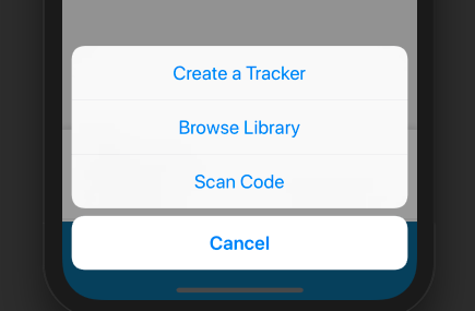 Tracker Creation options Nomie 3