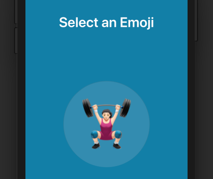 Select an Emoji in Nomie 3